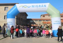 Cientos de alumnos de Nigrán participan en la ‘XII Carrera Solidaria’