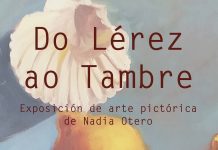 La artista guardesa Nadia Otero exhibe su obra en O Rosal
