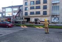 Confinados en sus viviendas los vecinos de un edificio de O Porriño debido a un escape de gas
