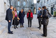 La Secretaria de Estado de Comercio, Xiana Méndez, visita Tui
