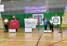 El arquero tomiñés Adrián Millán, Campeón de España de Arco Adaptado en Sala