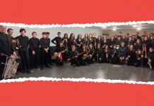 La Banda del Conservatorio Profesional de Palencia ofrece un concierto en O Rosal