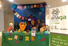 AFAGA presenta una exposición-concurso de caretas en Tui