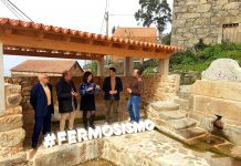 Oia recupera y pone en valor las tres fuentes y el lavadero de A Riña