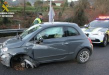 Localizan a un vecino de Tomiño oculto en una arqueta tras sufrir un accidente en la A-55