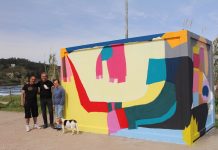 Nigrán instala un stand en Patos para los deportistas de surf adaptado