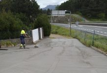 El Concello de Baiona mejora el acceso en el barrio de O Caeiro en Sabarís