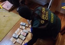Intervenidos 220 kg de cocaína e inmovilizados más de 4 M€ en una importante operación antidroga en Galicia