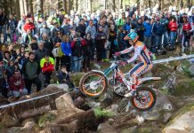 Gabriel Marcelli compite en la segunda prueba del Campeonato del Mundo de Trial en Gouveia