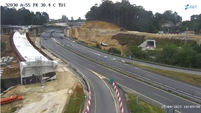 obras a55 rotonda tui