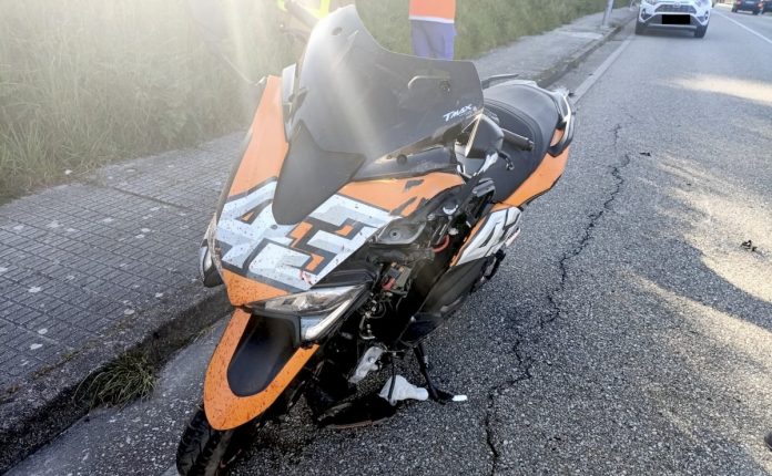 accidente moto gabali guarda