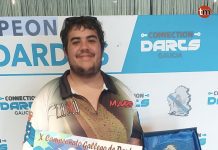 El baionés Mauro Pazos se proclama campeón gallego de dardos