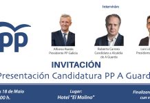 El Partido Popular de A Guarda presenta su candidatura con Alfonso Rueda y Roberto Carrero