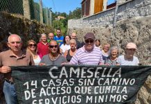 Vecinos de Nigrán se movilizan para reclamar la ampliación del acceso a sus viviendas