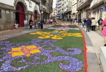 La Fiesta del Santísimo llenará de alfombras florales las calles de A Guarda