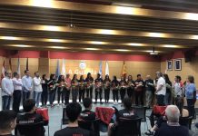 A Guarda realiza una recepción oficial a las deportistas juveniles del Clube de Remo Robaleira