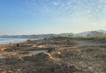 Nigrán prohíbe hacer agujeros en la playa por San Xoán