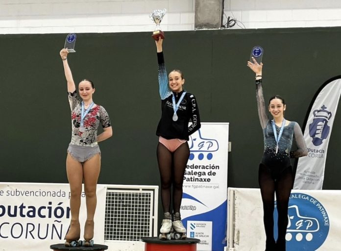 Tres medallas para el Club Patinaxe Artística Gondomar en el campeonato autonómico