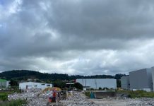 Finalizan los trabajos de demolición del viejo matadero de Porto do Molle