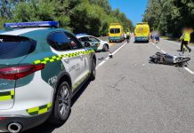 Fallece un motorista de O Rosal tras una colisión entre dos motos en A Guarda