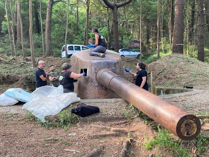 batería militar de Monteferro