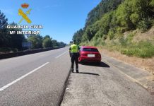 Interceptan en Tui a un conductor que circulaba a 229 km/h