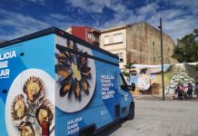 La foodtruck de «Galicia Sabe Amar» visita A Guarda