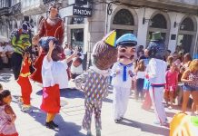 Baiona abre el plazo para participar en la Comparsa de Gigantes y Cabezudos en las Fiestas de la Anunciada
