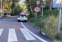 Interceptan a un vecino de O Porriño circulando en un patinete eléctrico por una vía interurbana