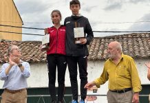 Álex Sierpes y Antía Rodríguez ganan la Carreira Pedestre da Guía