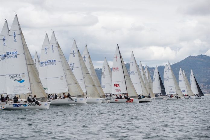 La clase J80 es la mas numerosa de la competición