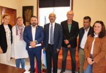 O ministro de Sanidade saharauí recada os apoios do Fondo Galego e da Mancomunidade do Val Miñor