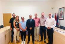 El Cónsul de Uruguay visita Baiona