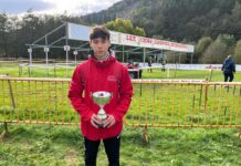 Álex Sierpes se sube a lo más alto del pódium en el LXIX Cross Internacional de Zortnoza
