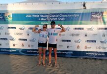 El Club Remo do Miño participó en el campeonato del mundo de remo de mar