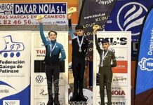 Luis Cedeira, del Club de Patinaxe Artística Gondomar, oro en la segunda fase autonómica
