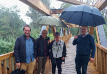 El jurado de Vilas en Flor visita Tui