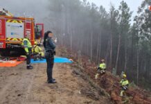 Fallece una persona tras caer con su coche por un terraplén en Tomiño