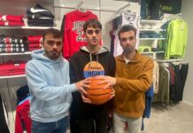 Los Mozos de Arousa colaboran con el CB Nigrán en un vídeo contra la violencia de género