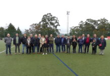 La Unión Deportiva Ribera rinde homenaje a todos sus expresidentes desde el año 1950