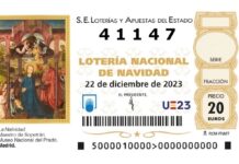 Lotería de Navidad 2023: Cuarto premio 41147
