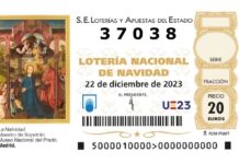 Lotería de Navidad 2023: Quinto premio 37038