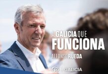 Alfonso Rueda presenta o seu proxecto no Porriño