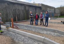 Avanzan los trabajos de acondicionamiento de la nueva área de autocaravanas de O Porriño