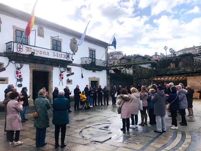 baiona MINUTO SILENCIO INCENDIO valencia