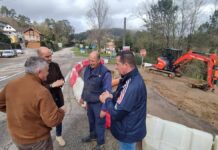 O Porriño conecta a la red de saneamiento el núcleo de viviendas de A Droza, en Cans
