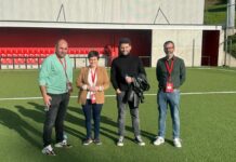 O Rosal busca alternativas sostenibles al caucho para la base del campo de fútbol de A Mata