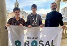 El Concello recibe al rosaleiro Alejandro Santos, un atleta con un palmarés de récord