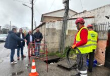 Abel Losada e Juan González subliñan «o gran avance do despregue da fibra óptica no Val Miñor»