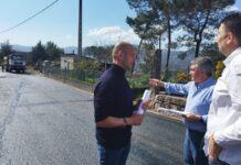 Avanzan los trabajos de ampliación de la red de saneamiento en Atios, Pontellas y Torneiros